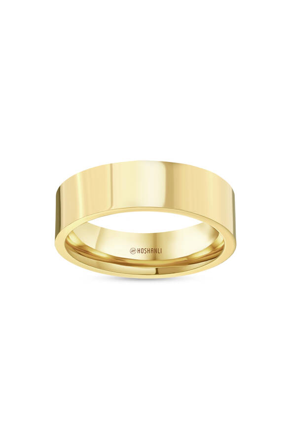 Geniş Model Altın Alyans - 1