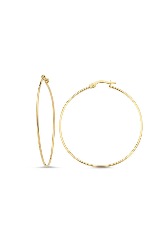 Halka Altın Küpe - 1