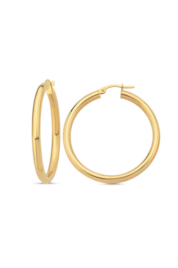 Halka Altın Küpe - 1