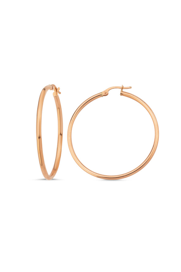 Halka Altın Küpe - 