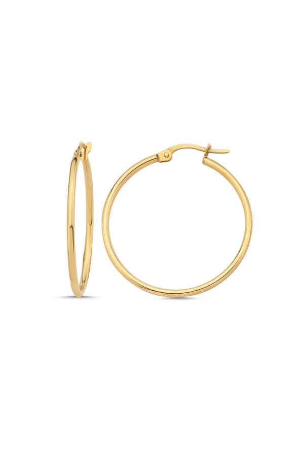 Halka Altın Küpe - 1