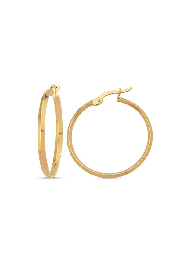 Halka Altın Küpe - 1