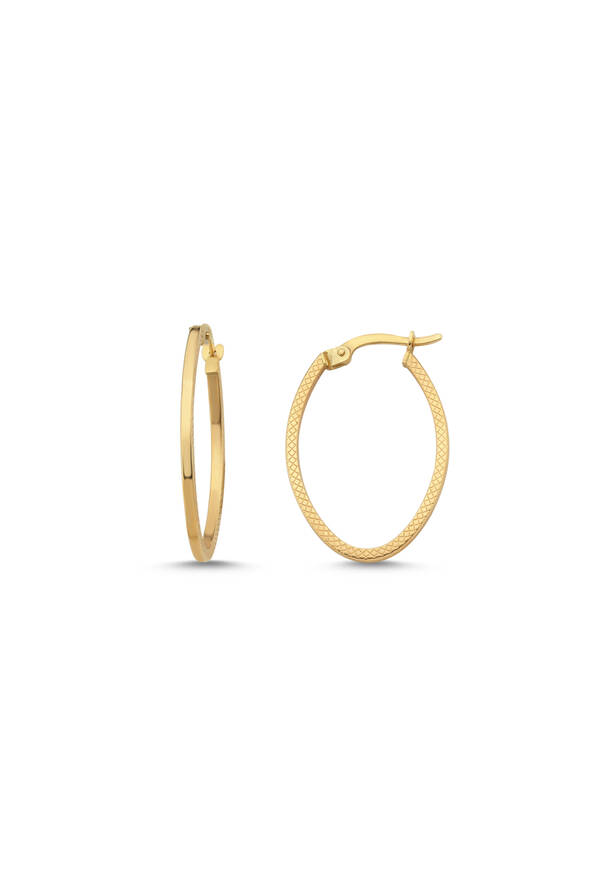 Halka Altın Küpe - 1