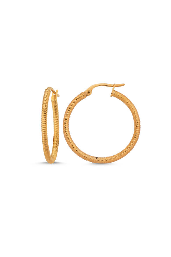 Halka Altın Küpe - 1