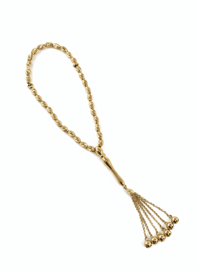 Kalemli Altın Tesbih - 