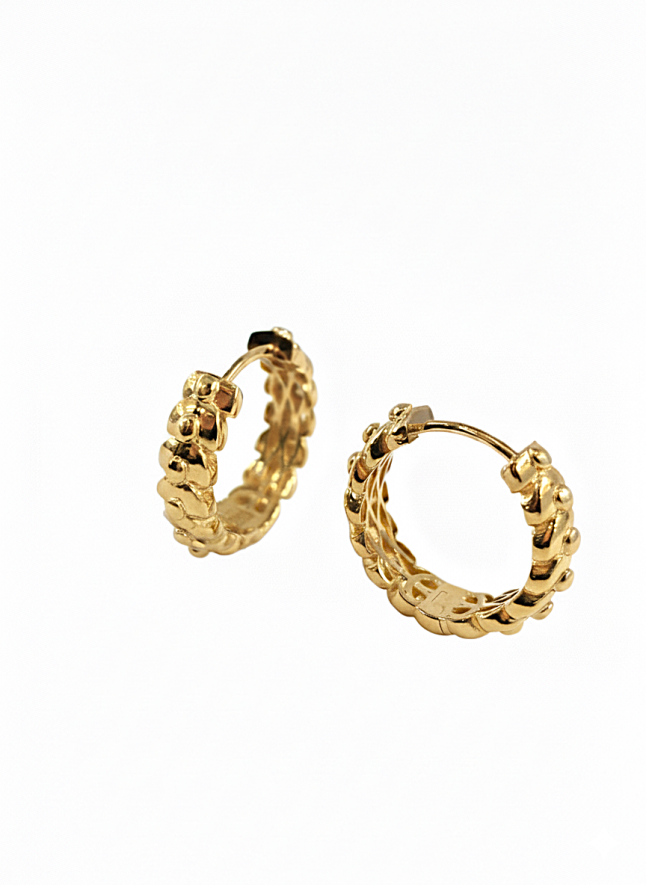 Özgün Tasarım Altın Küpe Modeli - 2