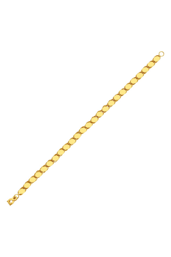 Pullu Zincir Altın Bileklik - 