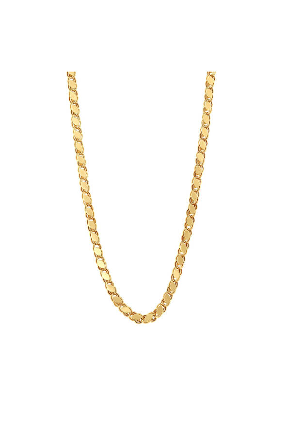 Pullu Zincir Altın Kolye - 1