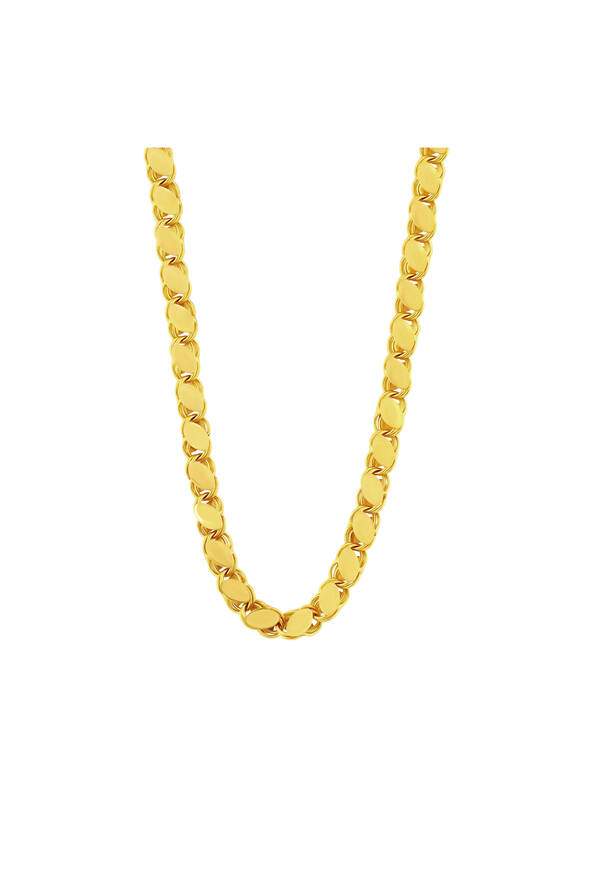 Pullu Zincir Altın Kolye - 1