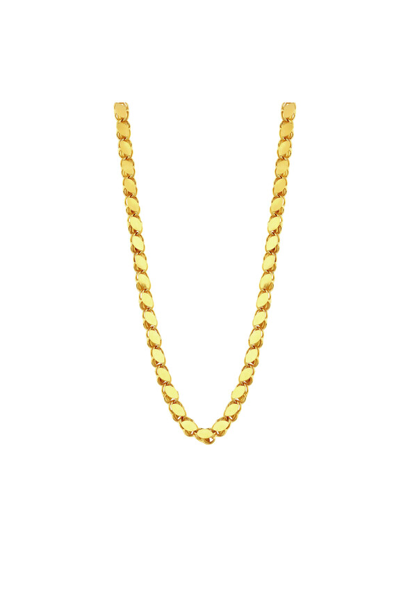 Pullu Zincir Altın Kolye - 