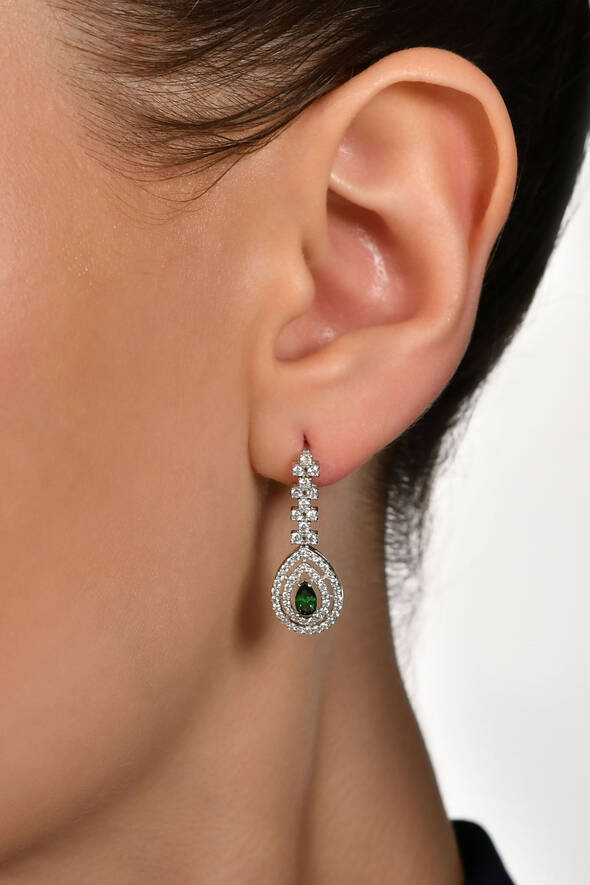 Renkli Taşlı Altın Set - 3