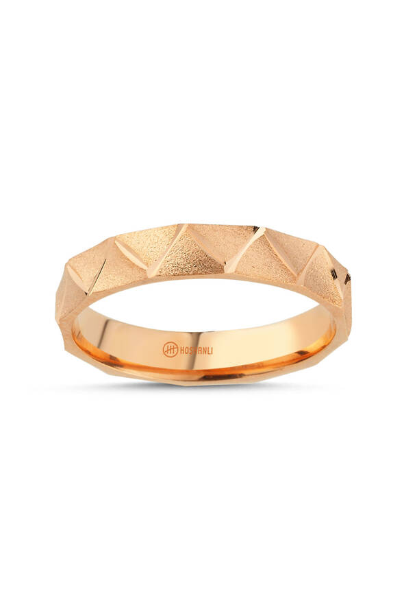 Rose Gold Tasarım Alyans - 1