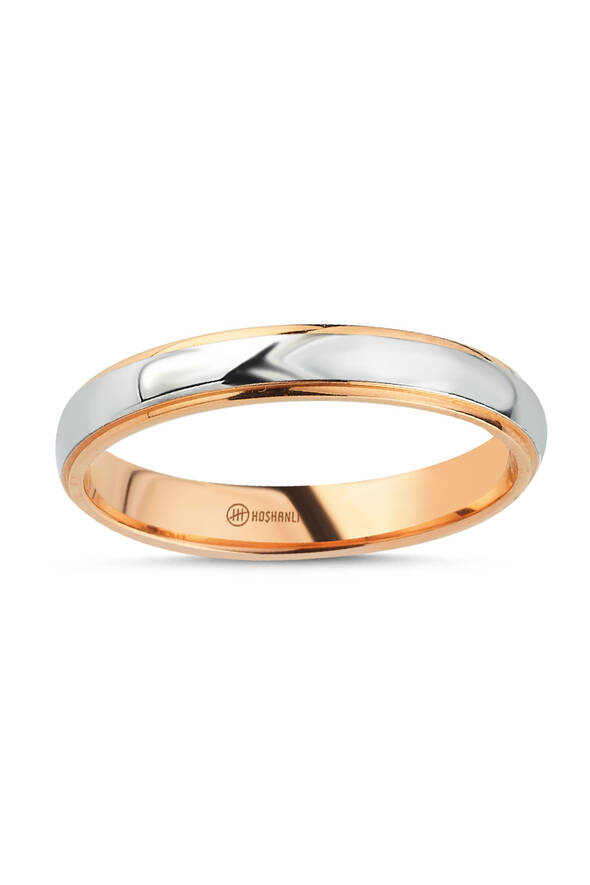 Rose Ve Beyaz Altın Alyans - 1