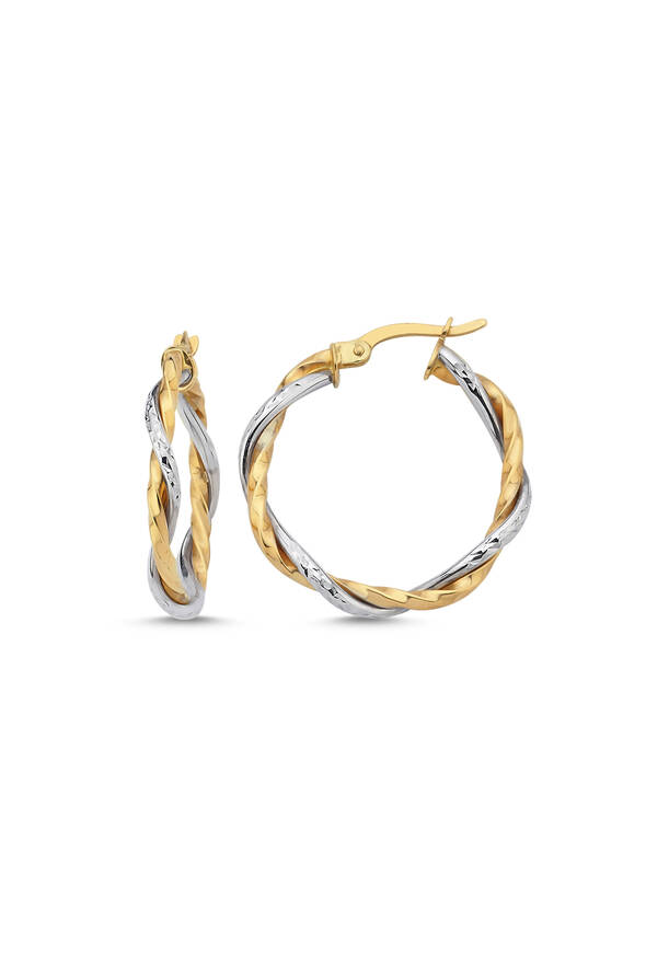 Sarmaşık Altın Küpe - 1