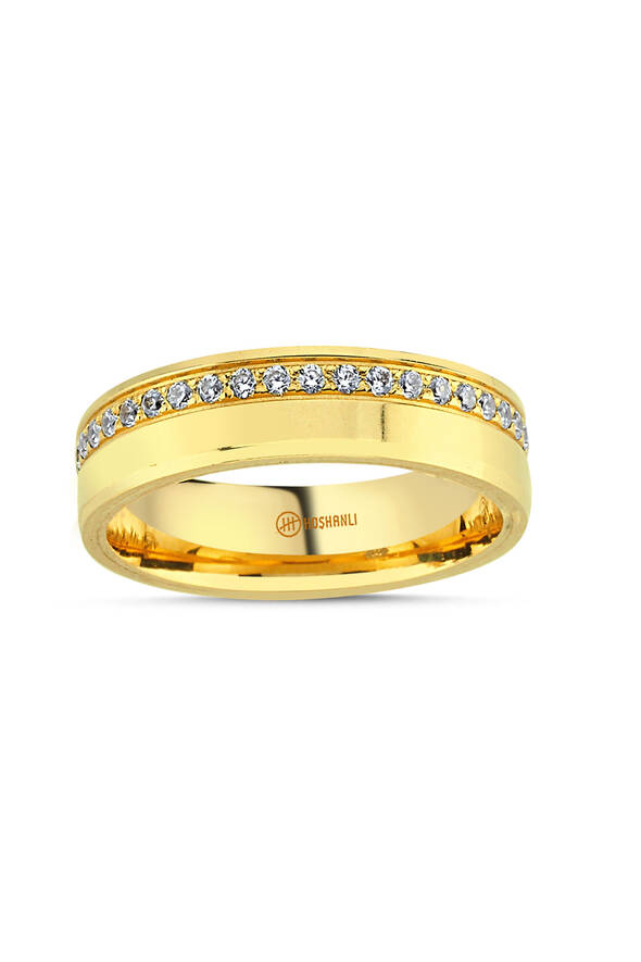 Taşlı Altın Alyans - 1