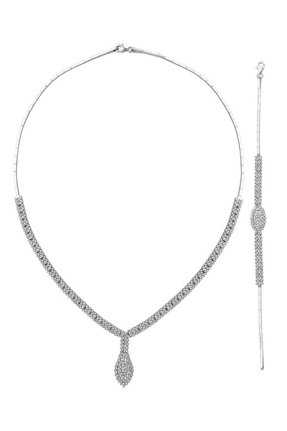 Taşlı Altın İkili Set - 1