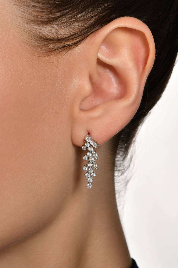 Taşlı Altın Üçlü Set - 3