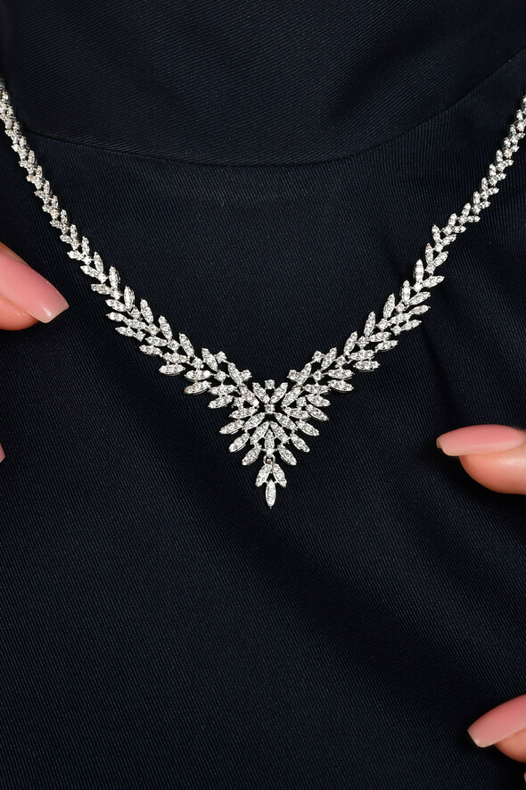 Taşlı Altın Set - 3