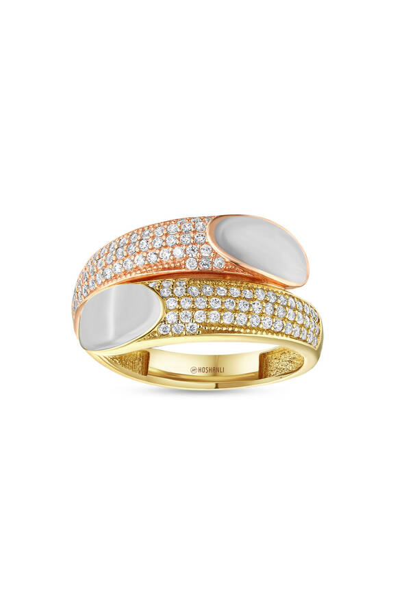 Taşlı Altın Yüzük - 1