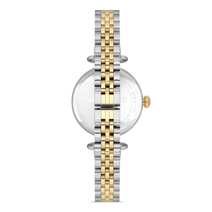 Yeşil Kadranlı Çelik-Gold Kadın Kol Saati - 2