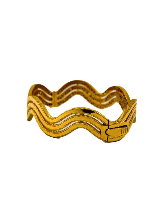 Zikzak Ajda Model Altın Kelepçe - 2